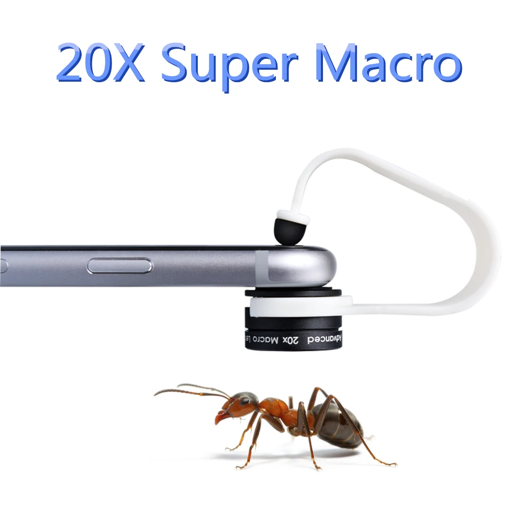 wholesale Universal Macro Photography Lenses 20X Super Macro Lens for