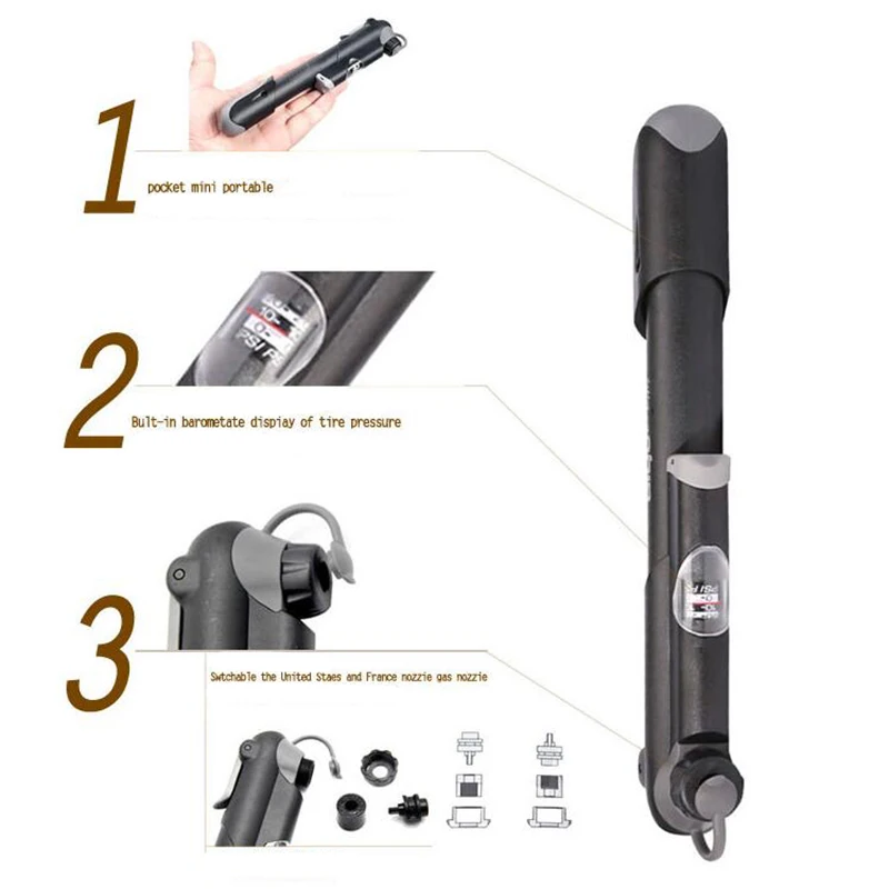 Portable Scooter Tire Inflator for Xiaomi Ninebot Mini Mijia M356