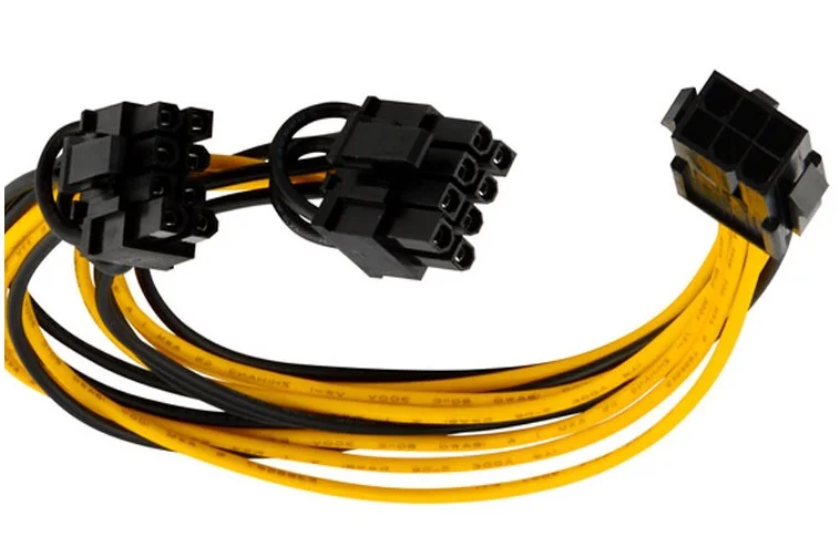 Molex Female 6 pin PCI Express для 2 x PCIe 8 (6 + 2) Male материнская плата графическая видеокарта e
