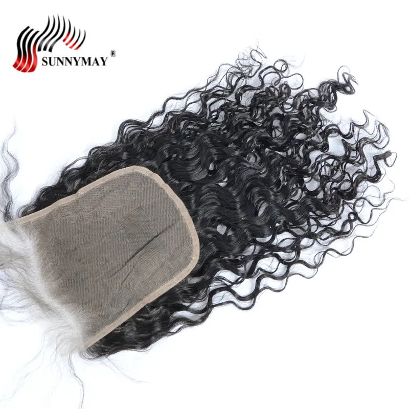 

Sunnymay 6x6 Loose Curly Lace Closure With Baby Hair Beauty Forever Hair Bleached Knots Lace Frontal Closure Brazilian Remy
