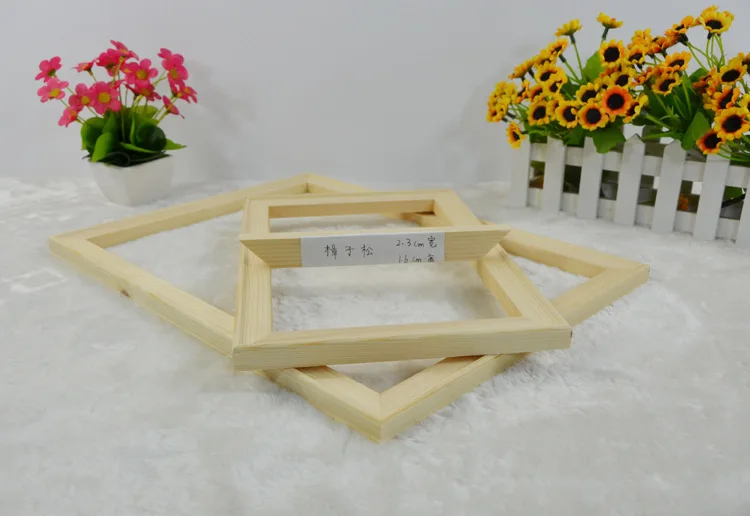 Костюм для всех видов diy масляной живописи толстая рамка из соснового дерева