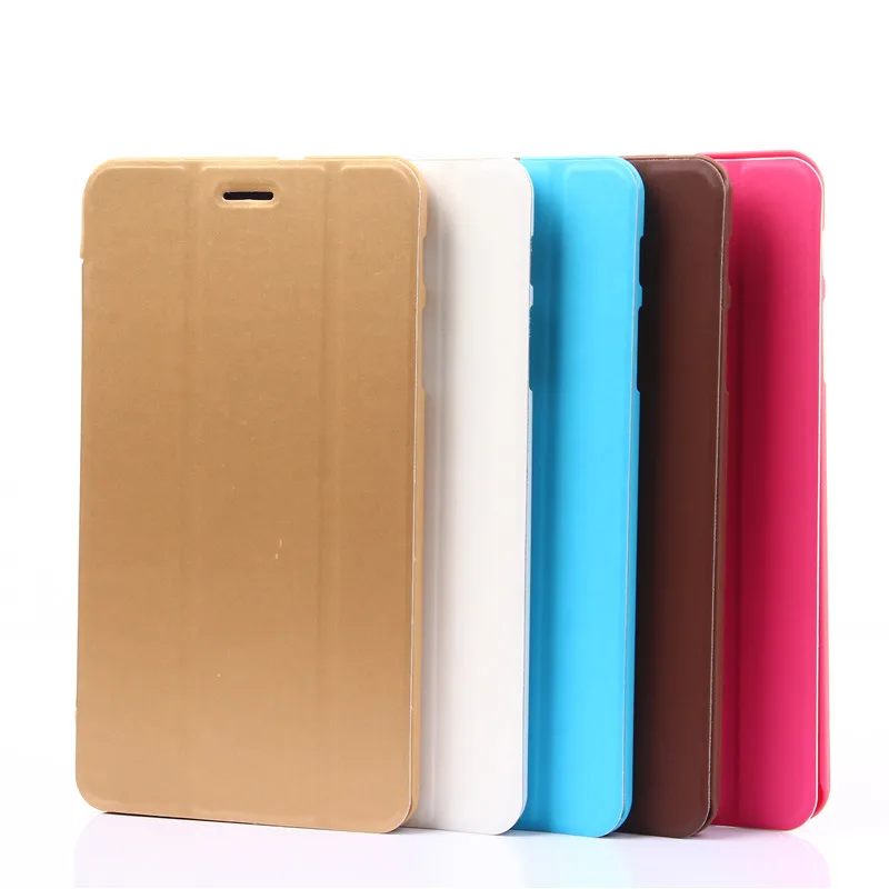 

PU Leather Protective Cover Case Funda For Huawei MediaPad T1 7.0 T1-701u Tablet Case Shell +Screen Protector Film+Stylus Pen