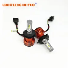 LDDCZENGHUITEC Car LED Light Headlight H4 H7 H8 H9 H11 9005 HB3 9006 HB4 12V 6500K LED Auto Bulb Headlamp Fog Lamp 60W 8000LM nighteye h4 car led headlights kit 50w 8000lm hi low auto headlamp fog light 6500k white head lamp 12v automobile led light bulb