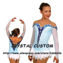 Лидер продаж платье для катания на коньках для девочек из спандекса изящное Новое Брендовое платье для соревнования в фигурном катании по индивидуальному заказу DR2646