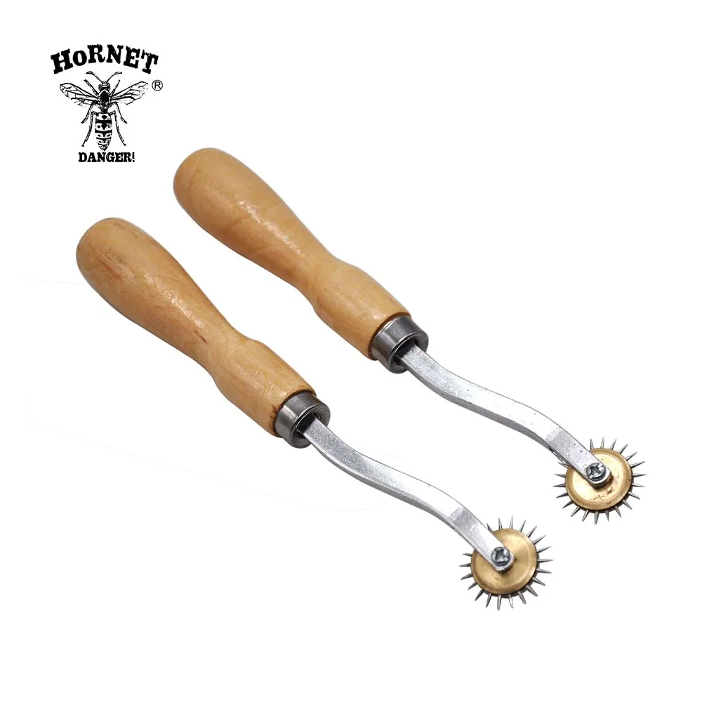 HORNET кальян ручное колесо фольга покер Перфоратор с деревянной ручкой пирсинг
