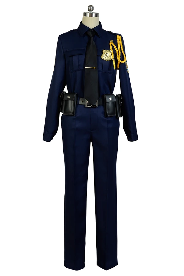 

Hot Anime Zootopia Cosplay Costume Fox Nick Police Uniform Full Sets Halloween Party Cosplay Costume