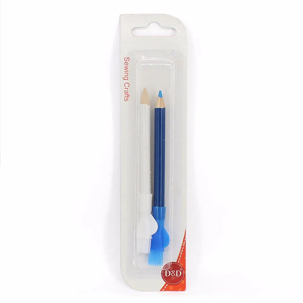 

Fabric Clipping Craft Smooth DIY Pens Tailors Chalk Tracing With Brush Sewing Markers Dressmakers Pencils Drawing Tailoring