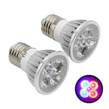 

LED Grow light bulb E27 12w 15w Full spectrum for Flower Plant Hydroponics system AC 85-265V