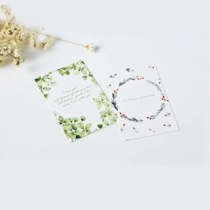 28 шт./упак. Элегантные цветы креативные маленькие открытки, поздравительные открытки праздничные универсальные Diy приглашения открытки
