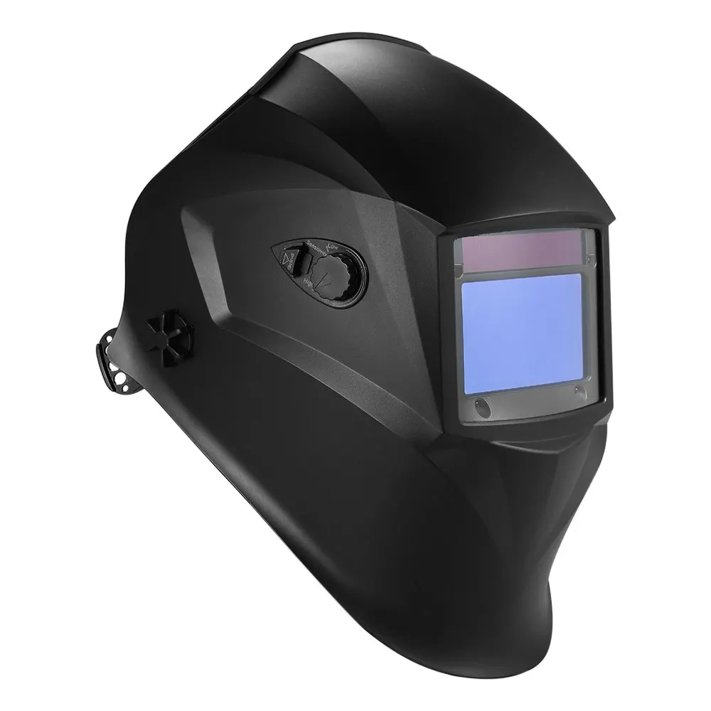 Авто затемнение soldar мощность сварки фильтр шлема Сварочная маска TIG MIG шлифовальный с регулируемым оголовьем 4 оптические датчики
