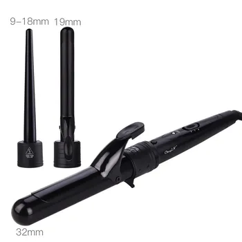

Curling Iron 32mm with 2 Ultra-Thin Hair Curler Wand for All Hair Use Multifunctional Corrugation for Hair 30