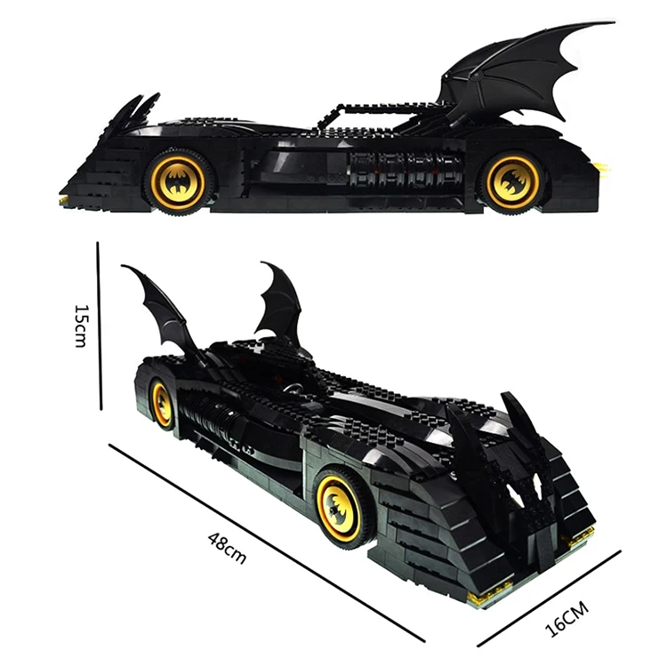 7116 Бэтмобиль tumbler совместим с 7784 супер героями Бэтмен строительные блоки