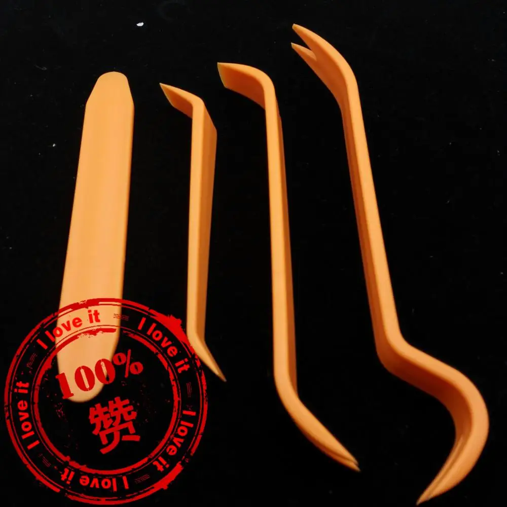 

car styling New 4pcs Auto Car Radio Panel Door Clip Trim For All Cars Cruze Opel Mazda lada Nissan qashqai Toyota Rav4/Corolla