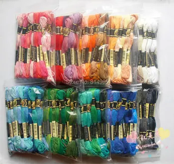 

Factory Wholesale Embroidery Floss Yarn Thread // Cross Stitch Floss Yarn Thread--Choose Any Colors--Similar With DMC