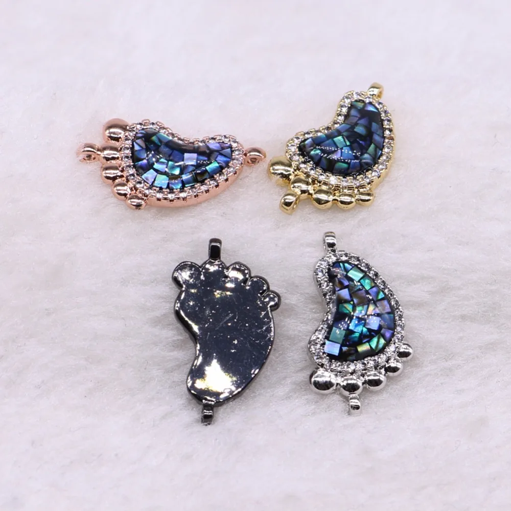 Высокое качество Крошечные Ювелирные Подвески Micro Pave циркона и ушка след Подвески ювелирные подвески подарок для леди 3531