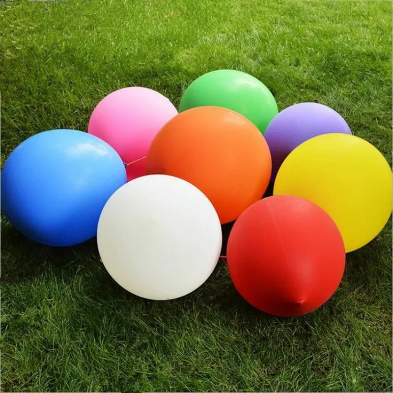 1pcs 36 inch Colorful Big Latex Balloons Helium Inflable Blow Up Giant Balloon Wedding Birthday Party Large Decoration | Дом и сад