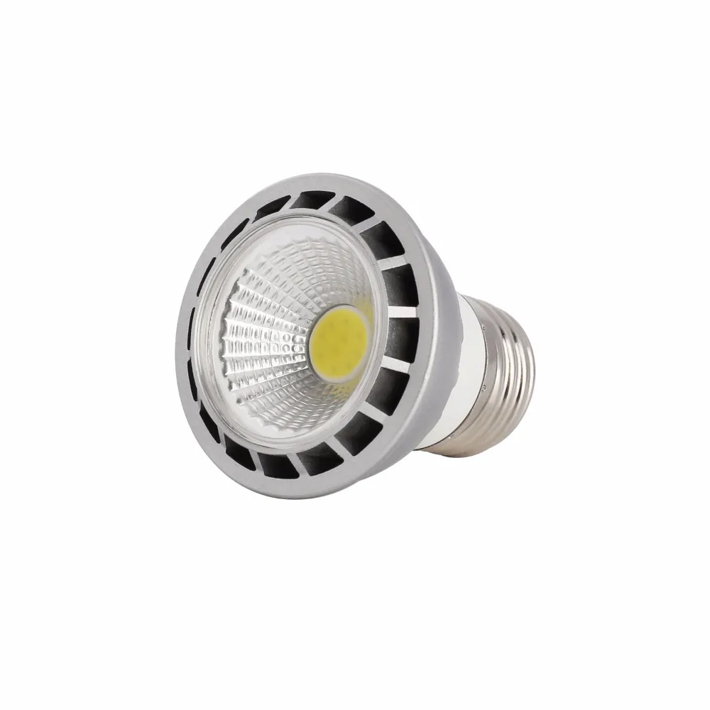 E27 GU10 MR16 Светодиодный точечный светильник Dimmable15W Точечный светильник ультра яркая лампа DC 12V 110V 220V или 85-265V Теплый Холодный белый