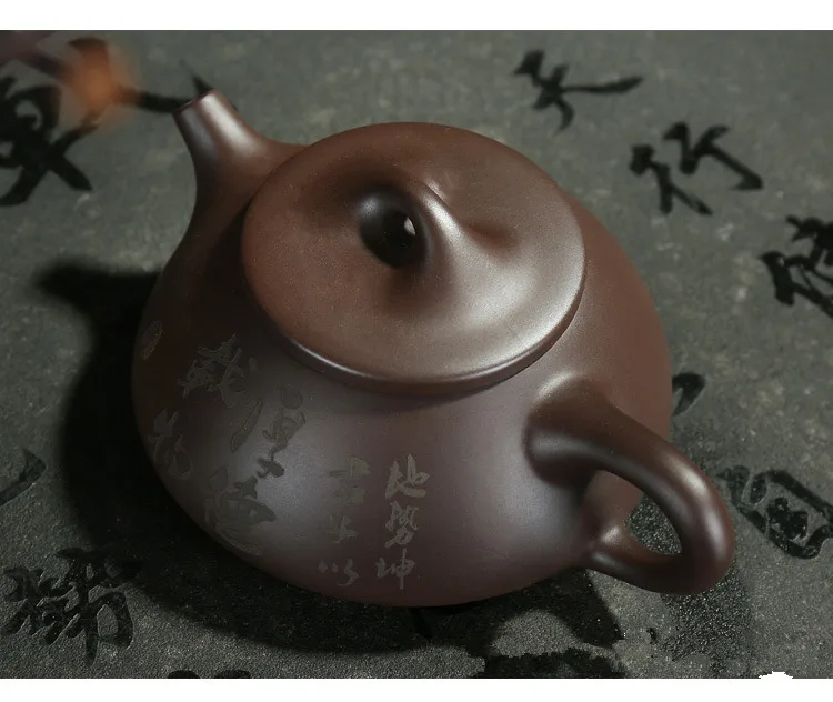Китайский исинский чайный горшок, настоящий чайный чайник Zisha, Фиолетовый Глиняный Чайник ручной работы, чайный горшок кунг-фу, дорожный чайный набор, Прямая поставка