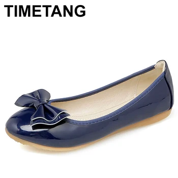 

TIMETANGComfortable Loafers Women Shoes Shallow Slip On Foldable Women Flats Soft Soles Casual Shoes Woman sapato feminino 41-45