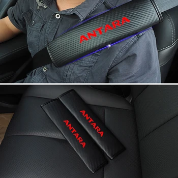 

For Opel ANTARA PU Reflective Car Seat Belt Comfort Pads Seatbelt Strap Covers Cushion Removable and Washable Seatbelt Shoulder