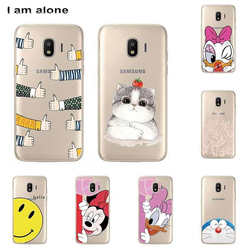 i am alone For Samsung Galaxy J4 Europe 2018 Soft Silicone