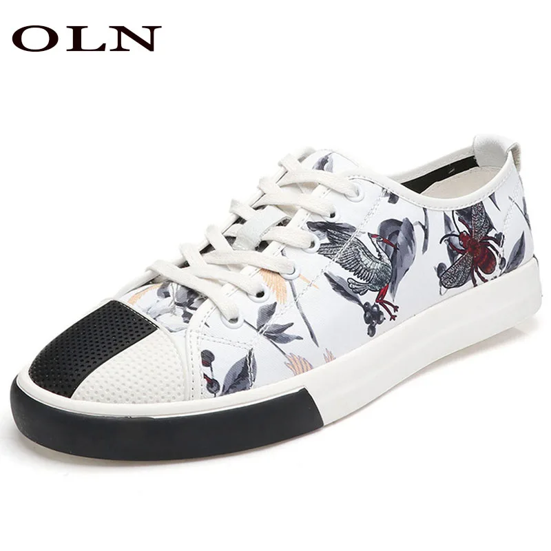 

OLN New Sport Shoes For Men Flat With Men's Shoes Outdoor Athletic Super Light Walking Shoes Brand Skateboarding Shoes Allmatch