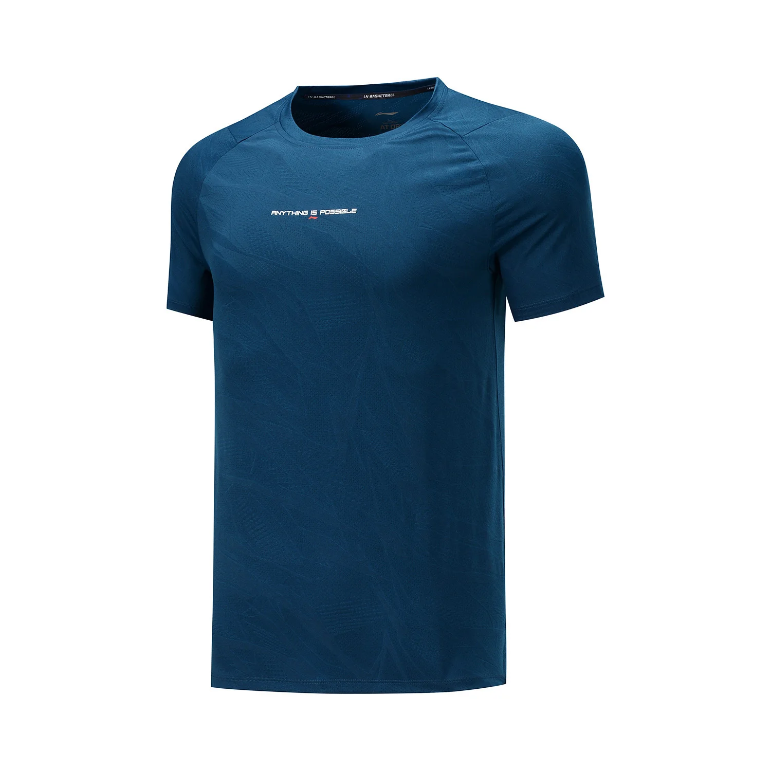 Мужские баскетбольные майки Li Ning ATDRY дышащая тонкая футболка из 88.2% полиэстера с
