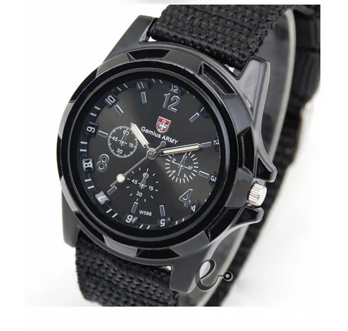

Fashion Men's Military Army Dial Army Sport bracelet Wristwatch mens chronograph watch Mechanical watches relogio masculino
