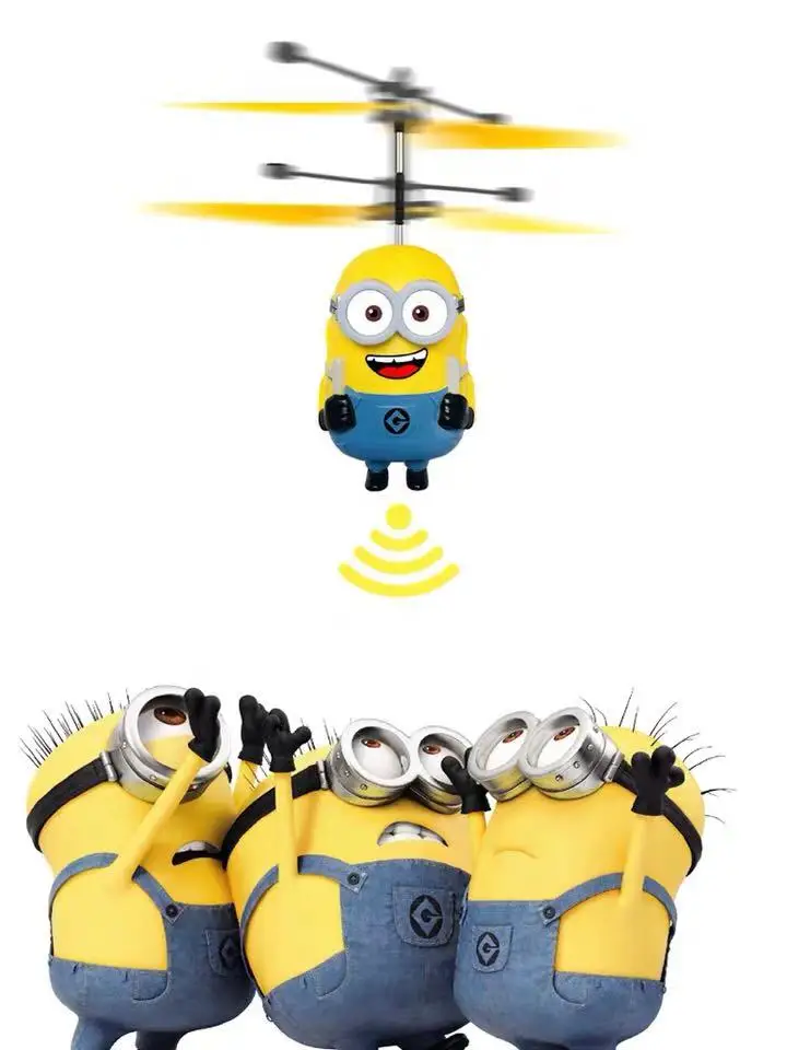 Mini RC Despicable Drone Minions Helicopter Quadcopter Drone Flying Sensory Toy For Kids