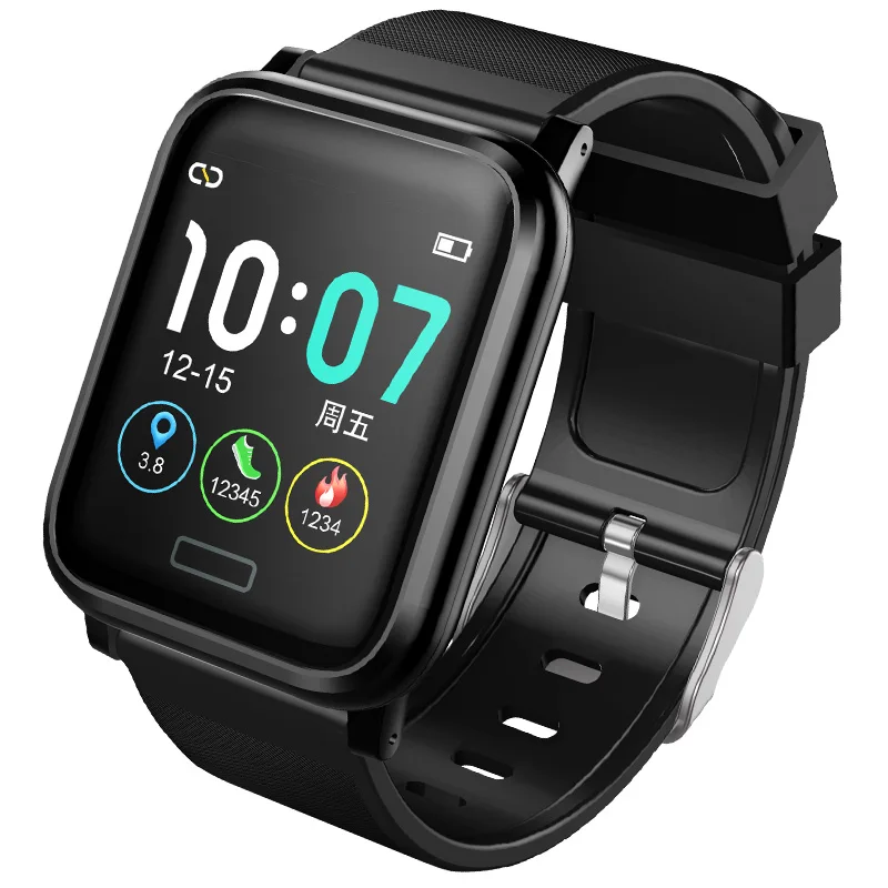 B1 Смарт часы с монитор сердечного ритма Фитнес трекер крови Давление Smartwatch