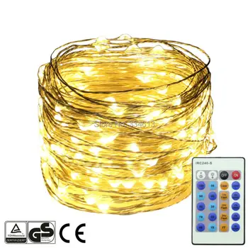 

20M/66FT 200LEDs Silver Wire Dimmable Flash LED Starry String Lights Remote Control Christmas Holiday Fairy Lights+UL CE Adapter