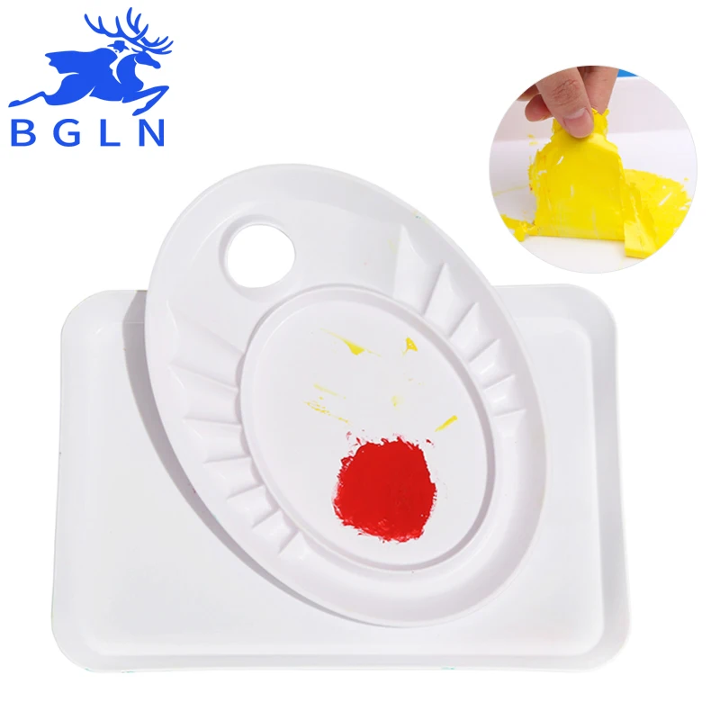 

BGLN Professional No-Clean Acrylic Paint Palette For Acrylic Painting Pigments Can Be Teared Paletas Palette Art Supplies