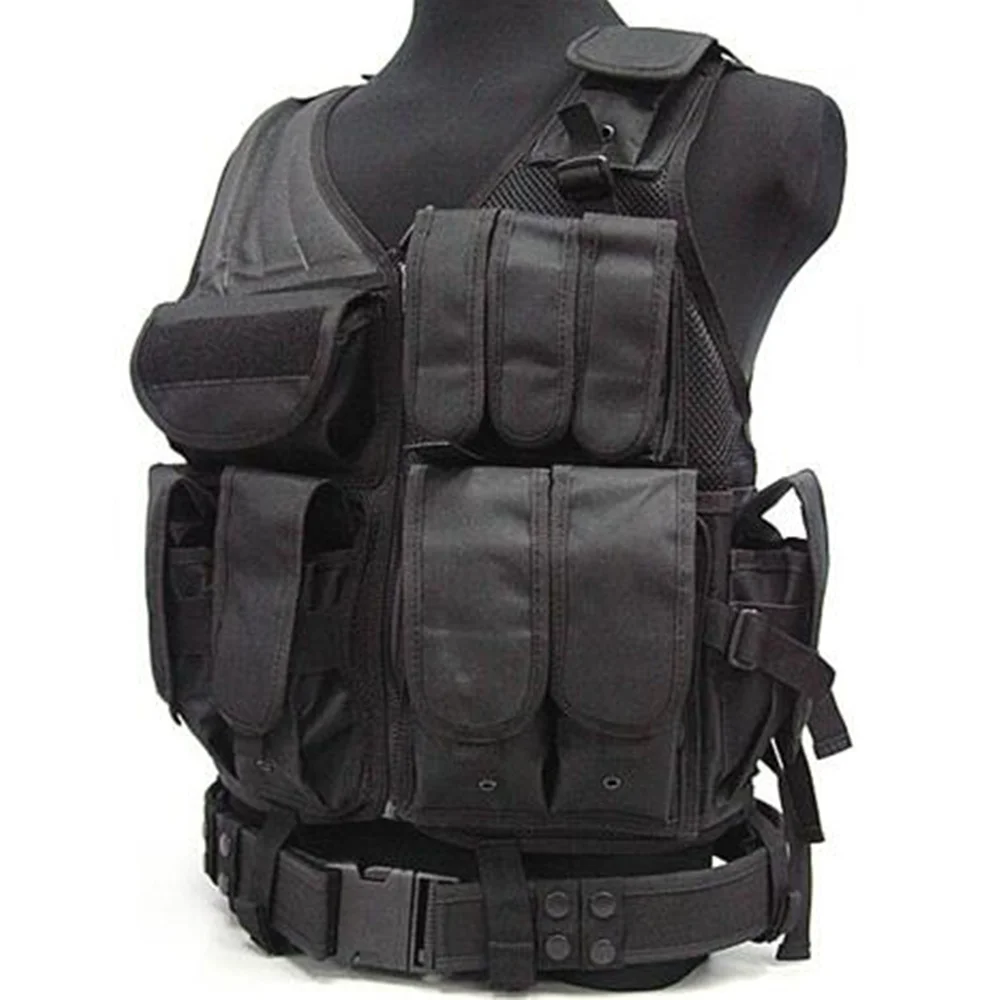

Colete Tatico 047 Net Vest 7 Colors Camouflage Hunting Military Tactical Vest Tactical Vest Unloading Army Tactical Vest Chaleco