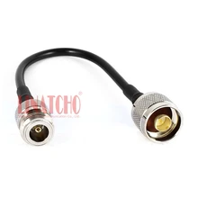 10cm RG58u N male to N female short jumper cable