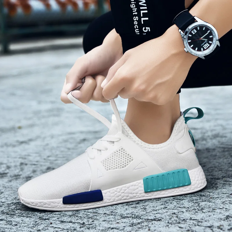 Лето 2019 tenis для мужчин S повседневные кроссовки calzado sapatos zapatos para air mocassim белый erkek