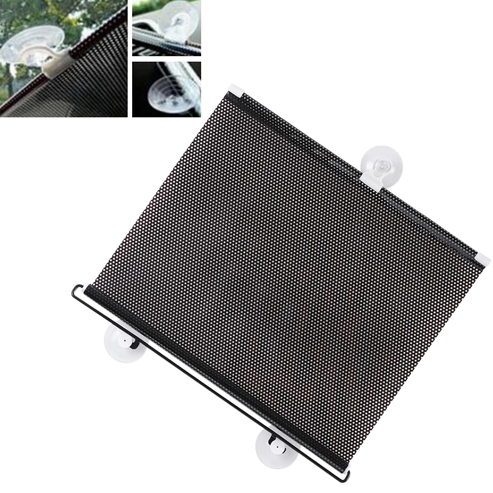 Buy 60cm * 40 cm Car Window Black Roller Block Blinds