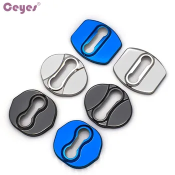 

Ceyes Auto Cover Car Styling Case For Kia K3 k5 Forte Sorento For Hyundai I40 IX20 Badge Car Buckle Accessories Car-Styling 4pcs
