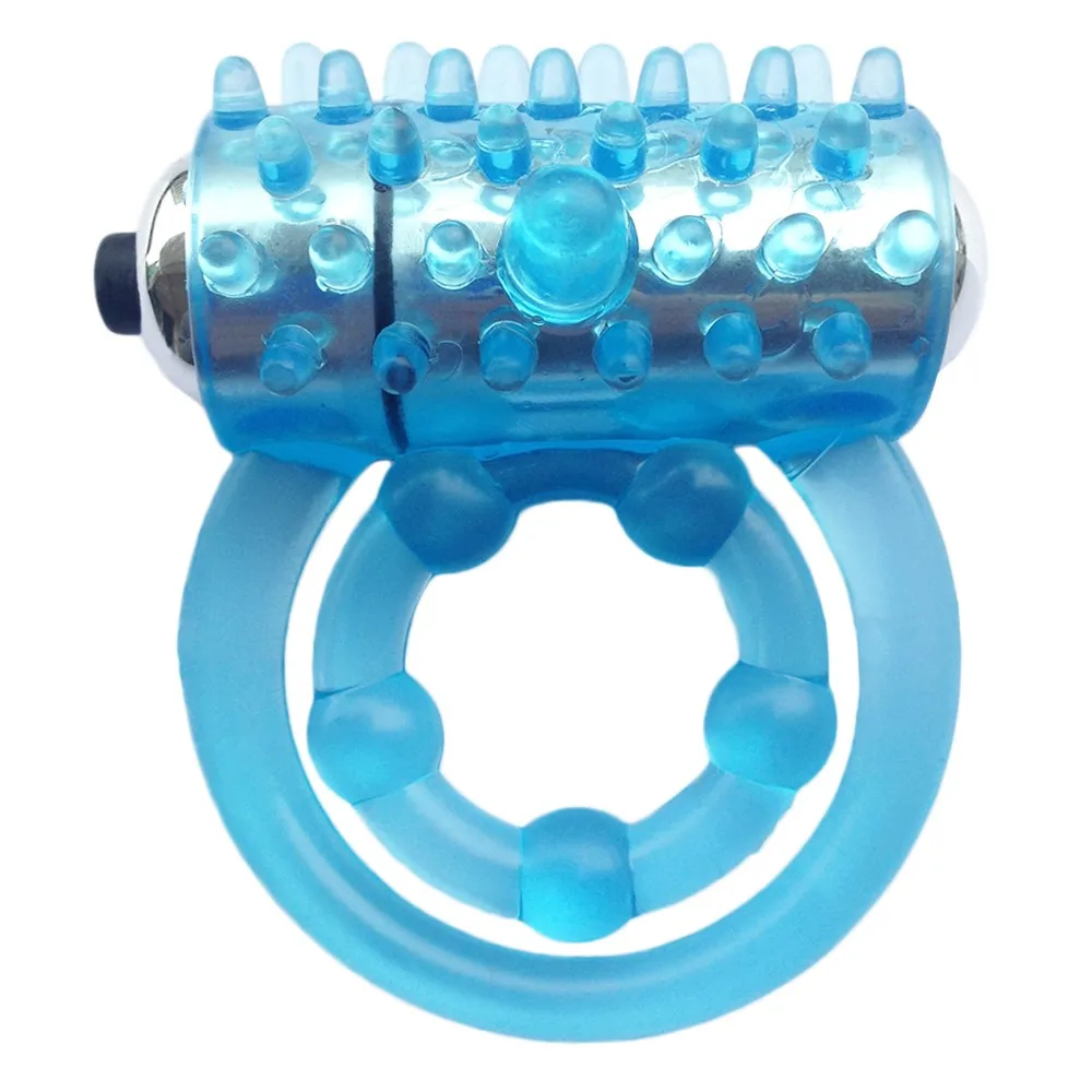 Jelly-Vibrating-Cock-Ring-Penis-Rings-Clit-Vibrator-Adult-Sex-Toys-For-men-Sex-Products