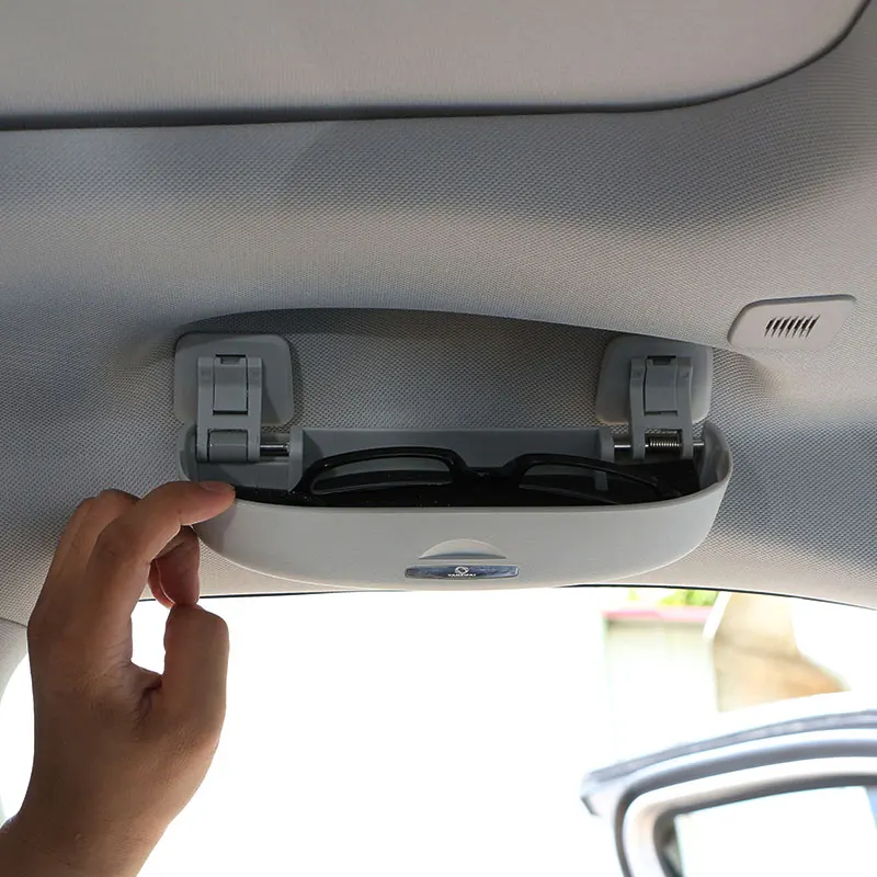 Carmilla ABS автомобилей Солнцезащитные очки Чехол держатель очки ящик для хранения Коробки для jeeprenegade аксессуары