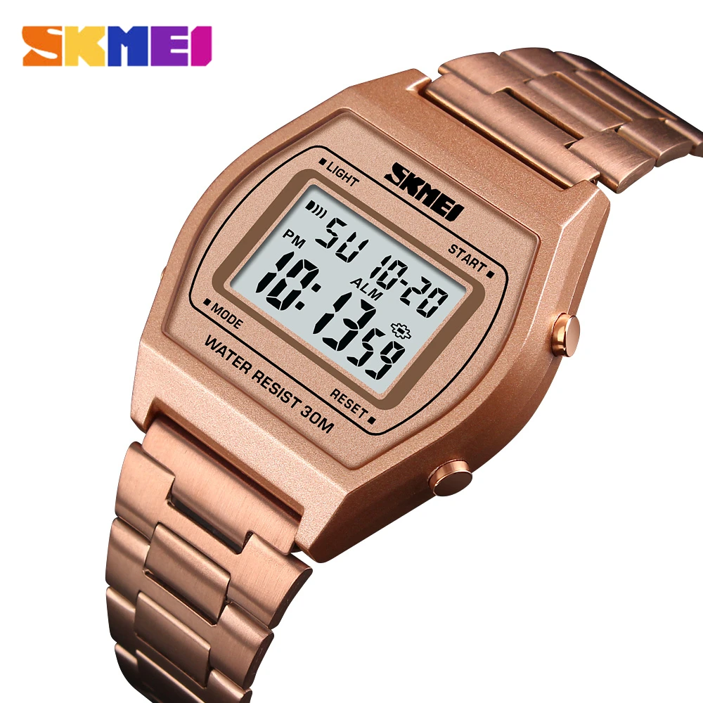 

SKMEI Men Lady Luxury Digital Watch Waterproof Fashion Man Clock LED Top Brand Outdoor Sport Wristwatches Relogio Masculino 1328