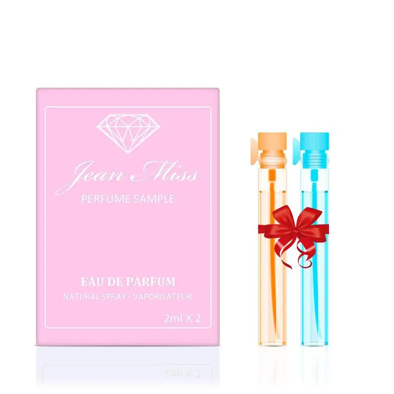 

BellyLady 2 Pcs 2ml Styles Scent Women Female Parfumed Set Bottle Fashion Flower Fragrance Atomizer Perfume Beautiful Package