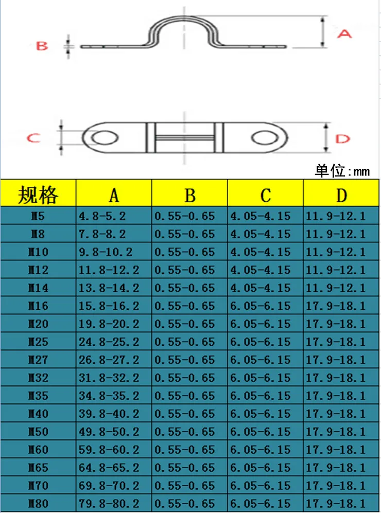 M5/M8/M10/M12/M14/M16-M80 седло зажим Ом зажимы для верховой езды зажим 304 нержавеющая сталь U-форменные зажимы зажим для трубы