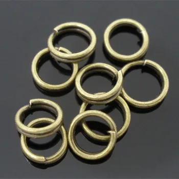 

1000Pcs Bronze Tone Round Double Loop Alloy Open Jump Split Rings Jewelry DIY Findings 5mm