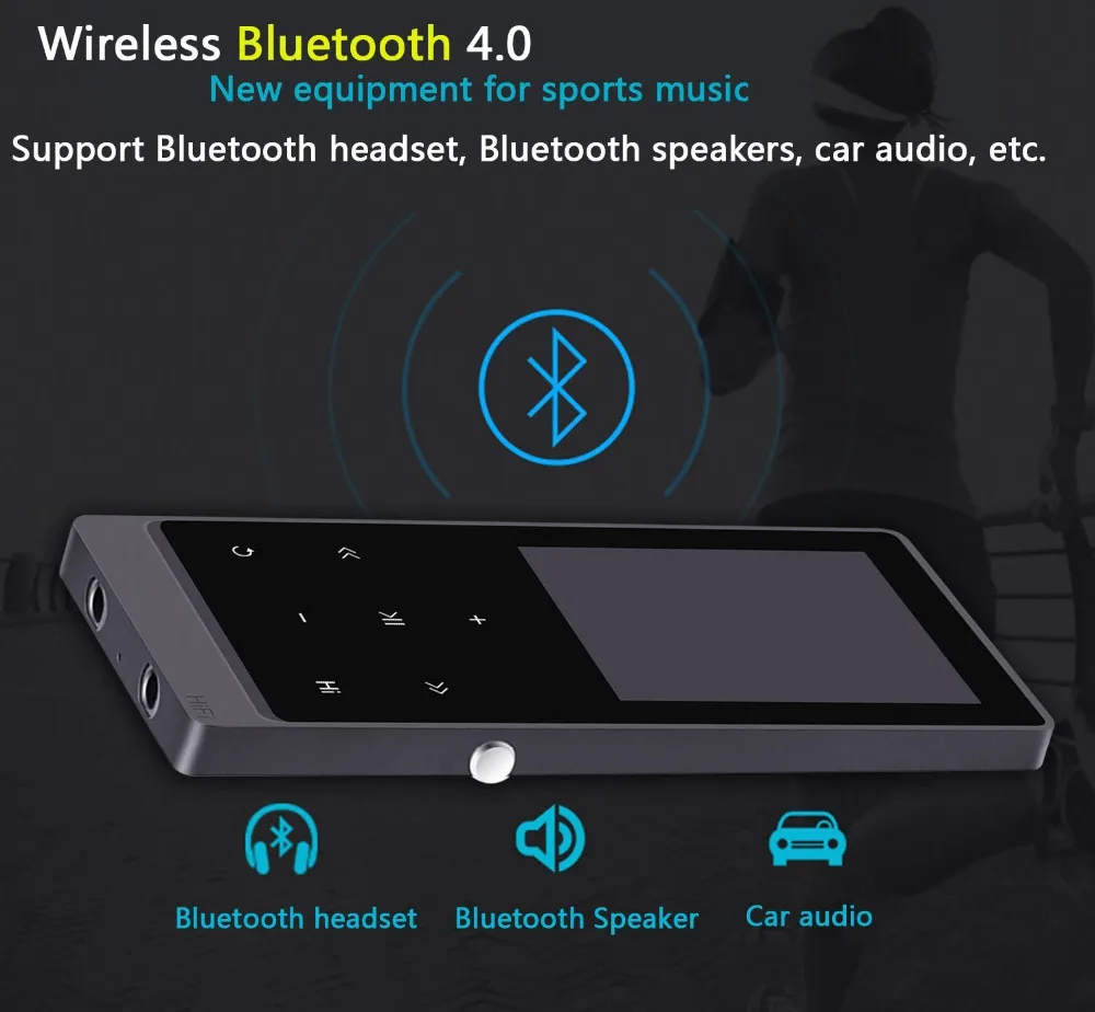 Bluetooth MP4 плеер 8 Гб СПОРТ с картинкой видео плеер fm APE Flac музыкальный плеер человек MP4 музыкальный плеер