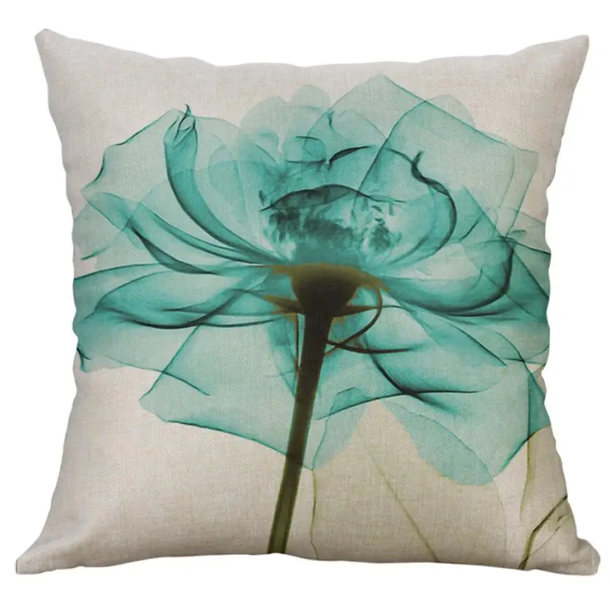 

cushion cover 45x45cm Cotton Linen Square Home Decorative Throw Pillow Case Sofa Waist Cushion Cover free shipping