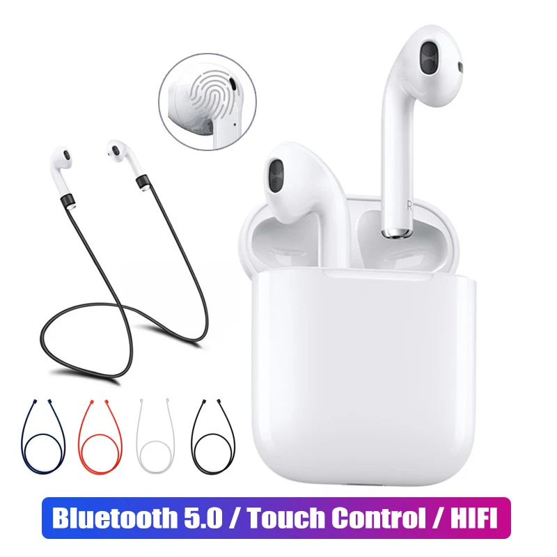 

2019 i12 TWS Mini Touch Control True Bluetooth 5.0 Earphone Wireless Earbuds Ear pod case for Apple Sony Stereo Headset Air Pods
