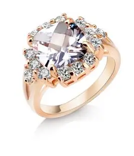 

OMH wholesale green, bule euramerican new fashion inlay zircon top grade ring for women JZ170