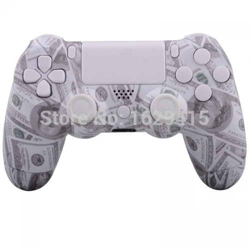 

Custom for dualshock 4 Hydro Dipped $100 Dollars replacement case Shell for SONY PLAY STATION 4 PS4 Wireless Controller mod kit