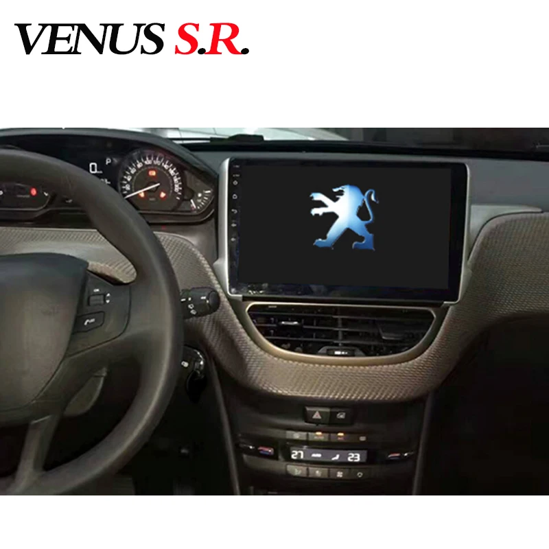 Perfect VenusSR Android 8.1 2.5D car dvd for peugeot 2008 208 Radio 2014-2018 multimedia headunit GPS Radio stereo gps navigation 4