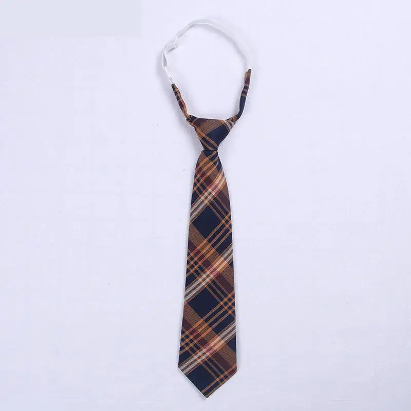 Jk клетчатая форма с галстуком для японских корейских школьниц, шейный канат, галстук-бабочка, школьная форма, матросский костюм, аксессуары - Цвет: H